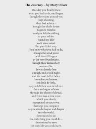 Listen To Your Voice The Journey Mary Oliver Poems Mary Oliver Quotes Morning Poem