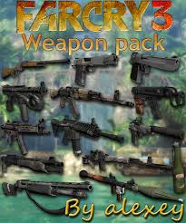 Far Cry 3 Weapon Pack Igrovye Mody Oruzhie Gtaxmods Mody I Fajly Dlya Gta 5 Gta Samp