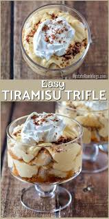 This No Bake Tiramisu Trifle Is A Quick And Easy Take On A Classic Tiramisu Recipe The Dessert Ha Trifle Dessert Recipes Classic Tiramisu Recipe Trifle Recipe
