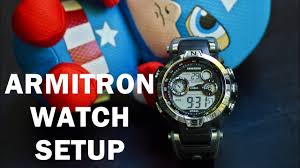 While each model is slightly different, most follow similar instructions when you're trying to set the time and date. How To Setup Any Armitron Watch All The Functions Youtube