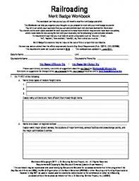 Railroading Merit Badge Worksheet Meritbadge Org Merit Badge Badge Merit