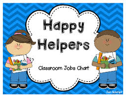 happy helpers classroom jobs chart