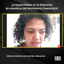 Gabriela Gallardo: hubo irregularidades en la detención a gente del  Movimiento Guevarista