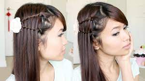 8,9 млн просмотров 9 лет назад. Double Waterfall Twist Hairstyle For Medium Long Hair Tutorial Bebexo Youtube