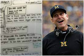 I drank a lot of milk, andrea. Fat Is The Enemy Of Speed And More Thoughts From Jim Harbaugh