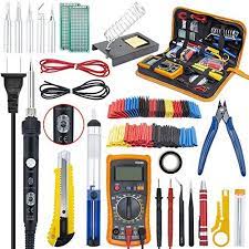 Ambberdr Portable Soldering Iron Kit Welding Tool 60w Adjustable Temperature Soldering Iron With On Off Switch Digi Welding Tools Tools Electrical Tools