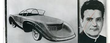 Aurora Concept Car Drawing by Alfred Juliano: Debuts in Early 1956