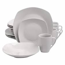 Find funky coffee cups, fun placemats, and more to make your meals cool. Gibson Porcelain 16 Piece Dinnerware Set Plates Bowls Mugs Classic Pearl 1 Unit Food 4 Less