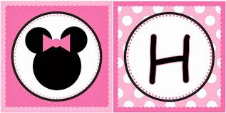 Free collection of 30+ printable letters minnie mouse minnie mouse style letter a cut out small #111498 minnie mouse printable alphabet . Minnie Mouse Sweet Free Printable Party Kit Oh My Fiesta In English