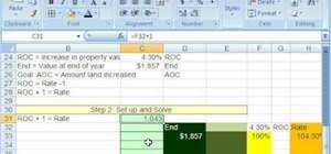 Type below formula in i2, then drag fill handle over cells till the penultimate cell of the data range and format the cells as percentage format. How To Solve Rate Percent Increase Decrease Problems In Excel Microsoft Office Wonderhowto