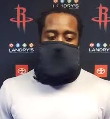 James harden with beard v.s. Harden S Beard Is Getting Smushed All Up In That Mask Rockets