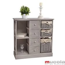 Entdecke 49 anzeigen für schrank körbe zu bestpreisen. Kommode Schrank Regal Shabby Chic Grau 3 Kaufland De
