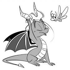 Black And White Spyro Vain Spyro By Kaleidoskopic Spyro The Dragon Spyro And Cynder Dragon Z