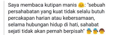 Persahabatan adalah cara yang fantastis untuk menunjukkan kepada anda betapa istimewanya teman sejati anda dalam hidup anda.biarkan kutipan keren tentang persahabatan dan sahabat ini membuat anda ingin menjangkau dan mengingatkan anda betapa mereka sangat berarti bagi anda. Kata Sahabat Quotesahabatku Twitter