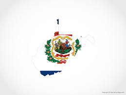 West virginia mountaineers defensive lineman reese donahue holds up the west virginia flag to celebrate the victory after the game between the baylor. Vector Map Of West Virginia Flag Free Vector Maps