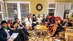 I know many classes are larger than 15 students, but i have mine double up when that happens. Chicago Murder Mystery Party Packages The Murder Mystery Co