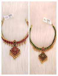 Reversiblenecklace Radhakrishna Necklacesinsilvergoldplated By Shri Ssilverjewellery Yo Ruby Necklace Designs Gold Necklace Designs Gold Fashion Necklace