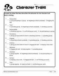 A dollar bill look what i brought with me today. Character Trait Quiz Worksheets