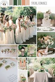 Blooming cherry branch in the spring garden at the wedding cerem. A Romantic Spring Wedding Inspiration Board Chic Vintage Brides