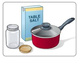 How To Make Normal Saline Solution At Home Put One Cup Of Water And Teaspoon Of Salt Into The Pot Put The L Saline Solution Saline Rinse Nebulizer Solution