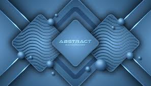 3d Overlapping Shapes Abstract Background In 2020 Geometric Shapes Geometric Background Classic Blue