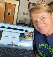 Our students' “new normal” has included Google Meets and Zoom meetings to  connect with teachers and classmates. Even administrators love to hop