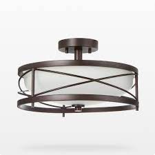 Depending on the type of light fixture purchased, you may have to remove the bracket attached to the as needed to ensure the light fixture is secure and flush against the ceiling. Bathroom Light Fixtures At The Home Depot