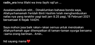 The radio station went on air on 1 august 1998. Salam Takziah Ibu Radin Era Meninggal Dunia Sensasi Selebriti