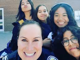 Neighbourhood Community Officers participated in an all girls program at  St. Wilfrid Catholic School. The participants explored different ways of  connecting with their inner leader and understanding what they need to  engage
