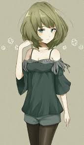 Anime girls gas masks goggles green hair megpoid gumi red eyes short simple background widescreen desktop mobile iphone android hd wallpaper and. Materi Pelajaran 10 Anime Girl With Black Hair And Green Eyes