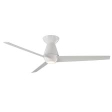 You may select multiple ba Modern Forms 52 3 Blade Outdoor Led Smart Flush Mount Ceiling Fan With Remote Control And Light Kit Included Reviews Wayfair