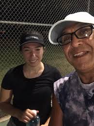 Pickleball evening with ideal weather conditions