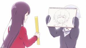 Animated gif about love in anime by theblackswordswoman. Joeschmo S Gears And Grounds Omake Gif Anime Senryuu Shoujo Episode 4 Nanako Kino Giggle