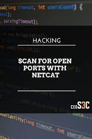 Scan For Open Ports Using Netcat Linux Ubuntu Hacking Port Linux Web Programming