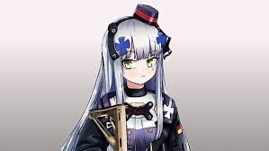 Hurricane grey bloxburg decals wallpaper anime. Hd Wallpaper Video Game Girls Frontline Green Hair Grey Hair Hk416 Girls Frontline Wallpaper Flare