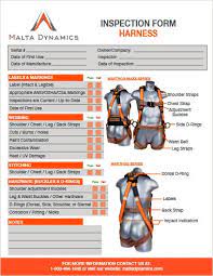 Constitutes a failed inspection item. Safety Harness Inspection Checklist Uk Hse Images Videos Gallery