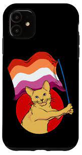Amazon.co.jp: iPhone 11 レズビアン旗猫-セクシャルアイデンティティ-非バイナリ愛 スマホケース : 家電＆カメラ