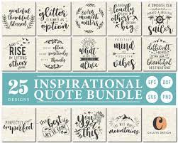Download Inspirational Quote Svg Cut File Bundle For Cricut Cameo Etsy