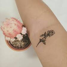 Rose Tattoo Inner Arm Small Rose Tattoo Tattoos For Women Hand Tattoos