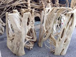 Banyan Tree Natural Table Base With Glass 350 Artisan Decor Table Base Decor Online