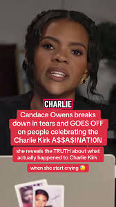 Cabdace Owens Charlie Kirk Conspiracy