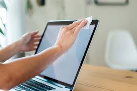 In this instance the image is generally pushed to the right and down. How To Clean A Computer Screen Or Laptop Screen Hgtv