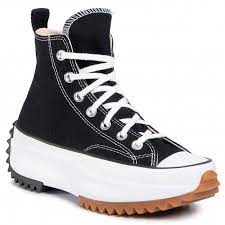 Sneakers Converse Run Star Hike Hi 166800c Black White Gum Sneakers Halbschuhe Damenschuhe Eschuhe De