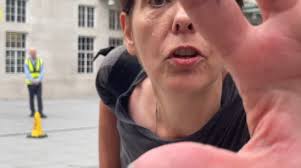 LIGHTHOUSE GLOBAL BRINGS EVIDENCE AND SHOWDOWN CHALLENGE TO THE BBC'S  CATRIN NYE IN FRONT OF BROADCASTING HOUSE, LONDON