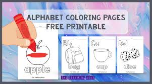 If your child loves interacting. Alphabet Coloring Pages Free Printable The Teaching Aunt