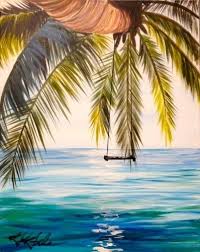 Bj S On The Water Ocean City Md Beach Swing Painting Art Painting Swing Painting