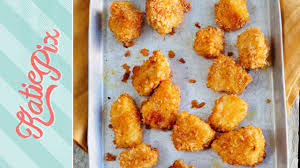 These extra crispy baked chicken nuggets are baked in the oven and made with simple, healthy ingredients like panko breadcrumbs, grated parmesan cheese, chicken breast, and spices. Healthy Chicken Nuggets Recipe Katie Pix Youtube