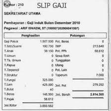 Komponen tetap (+) gaji pokok 4.600.000 alpa 0 (+) tunjangan jabatan 200.000 sakit 0 komponen tidak tetap cuti 0 (+) tunjangan khusus 0 ijin 0 (+) tunjangan masa. Contoh Slip Gaji Freelance Contoh Surat