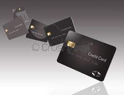 When the uk deployed credit card chip technology, their counterfeit fraud rates declined by 70%. Five Black And Grey Credit Cards With Golden Emv Security Stock Photo Crushpixel