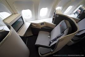 The forward business class cabin has a total of 26 seats, spread across seven rows (the first six rows have four seats per row, while the last row has just two seats on the window sides). Review Air Canada A330 New Business Class Vancouver To Montreal Prince Of Travel